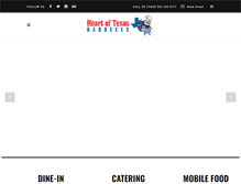 Tablet Screenshot of heartoftexasbarbecue.com